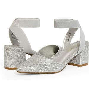 Beautiful silver dress shoes